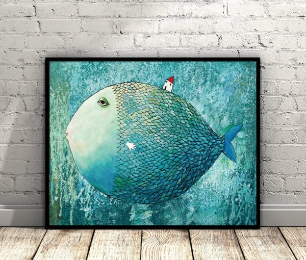 Постеры с изображением рыб