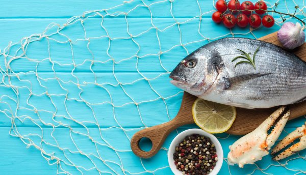 Баннер для рыбного магазина