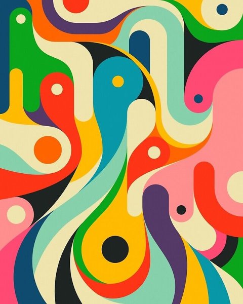 Цветные постеры