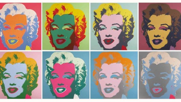 Портрет Мэрилин Монро в стиле Энди Уорхола