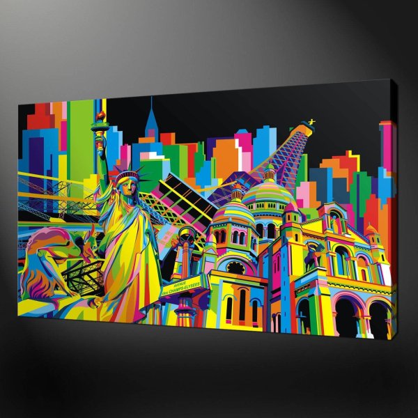 Абстрактное изображение города