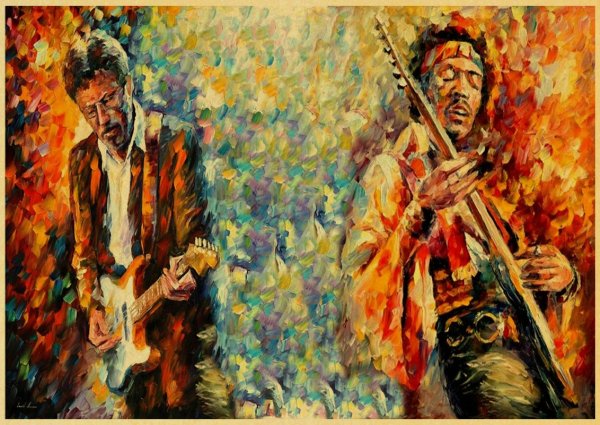 Леонид Афремов картины музыкантов Ванесса Мей