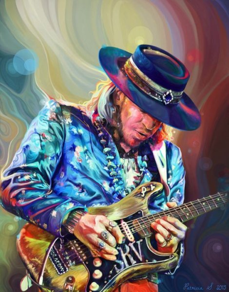 Stevie ray Vaughan Art