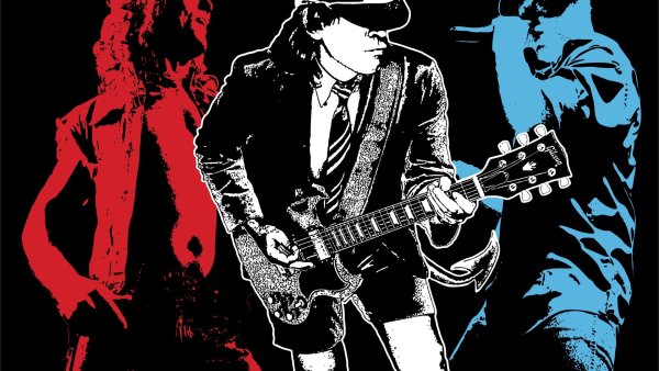 AC/DC Angus young шарж