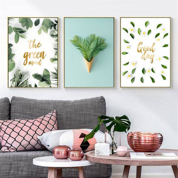 Тропические листья монстеры