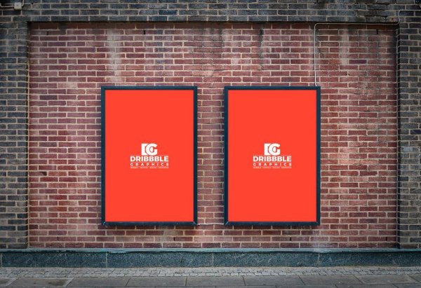 Рекламный щит вертикальный