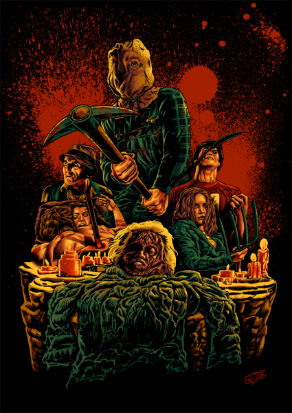 Постеры фильмов ужасов арт