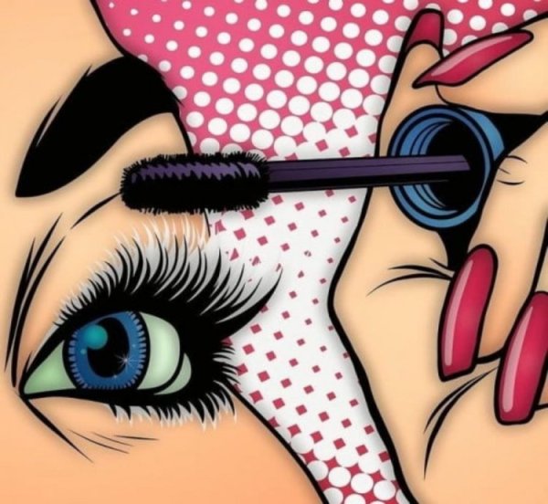 Ресницы плакат