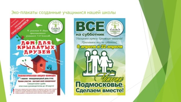 Лозунги про экологию