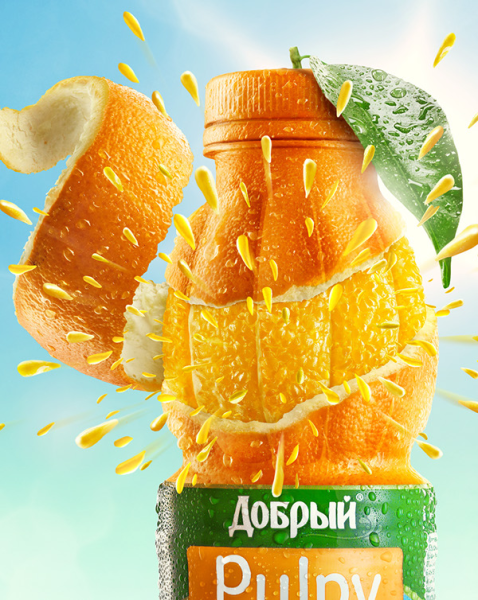 Рекламные плакаты соков