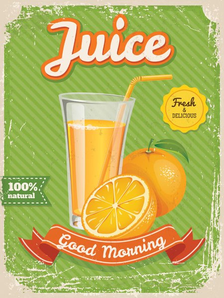 Постер соки