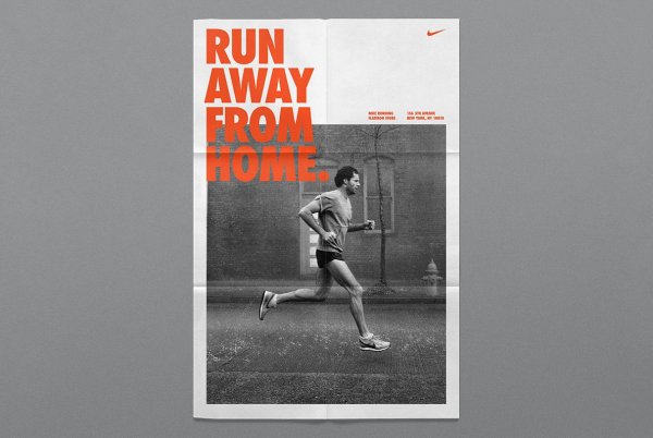 Рекламные плакаты Nike