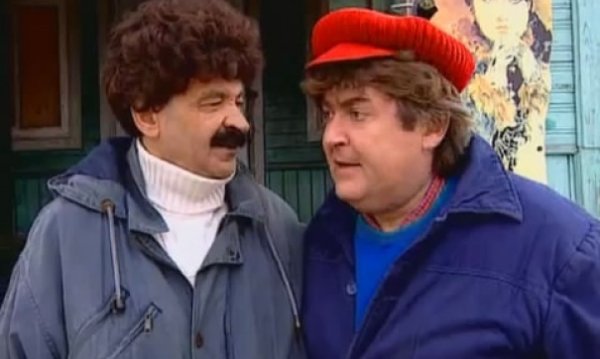 Юрий Стоянов и Илья Олейников городок