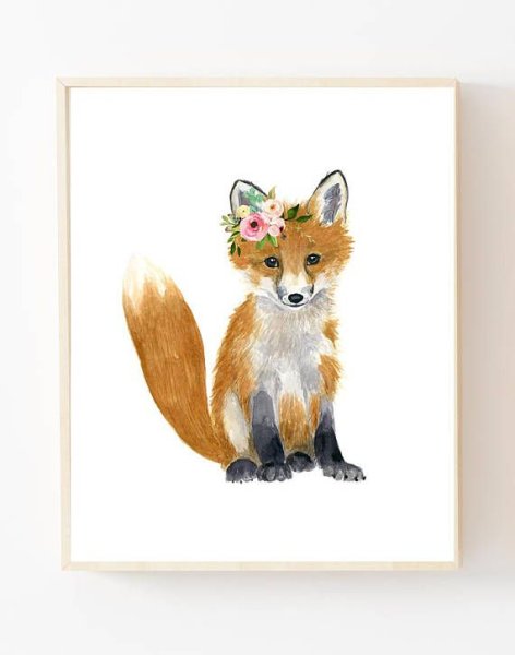 Лисенок с короной