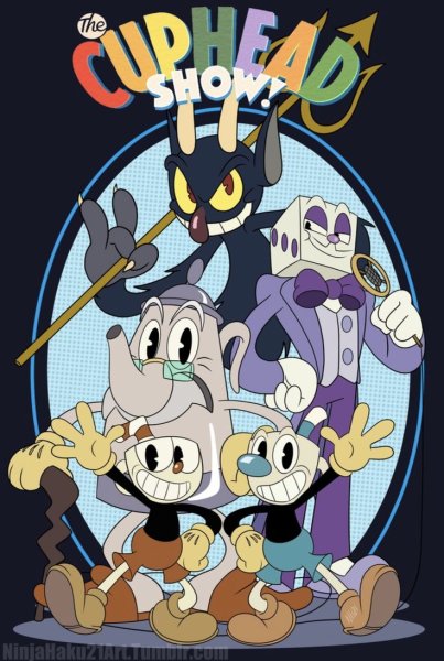 Cuphead плакат