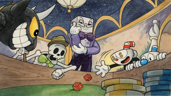 Cuphead Art боссы