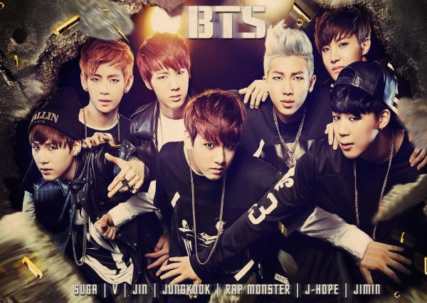 Группа БТС дебют