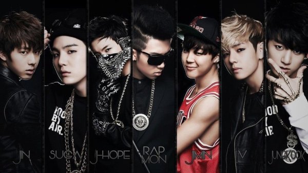 Корейская группа БТС постеры