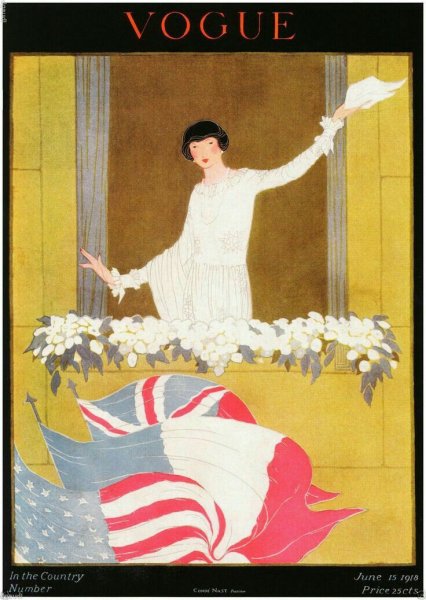 Фэшн иллюстрация Vogue