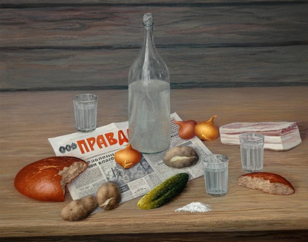 Надпись на банку с самогоном