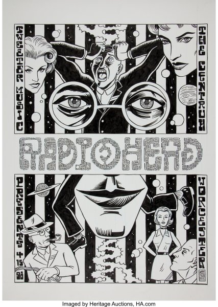 Плакаты Radiohead группа