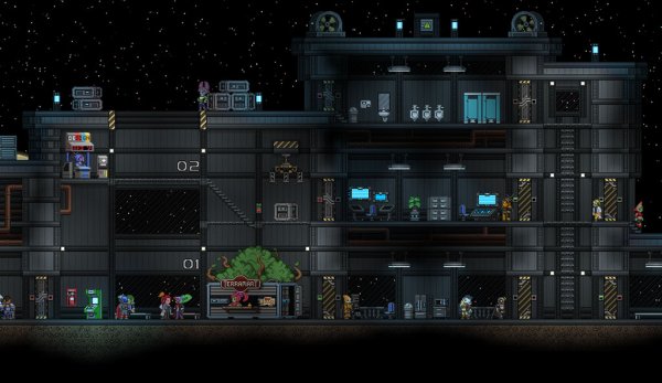 Starbound новакиды корабль
