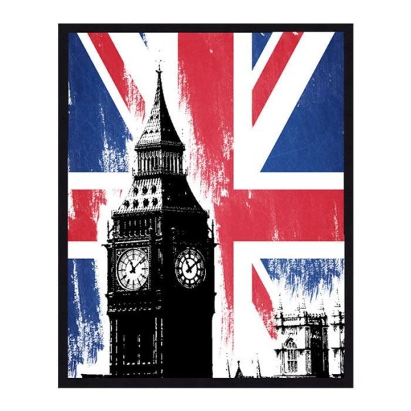 Открытка в британском стиле