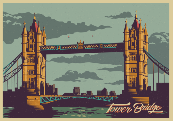 Лондонский Тауэр vector Art