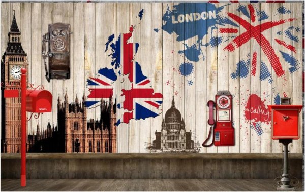 Фотозона в стиле Лондон
