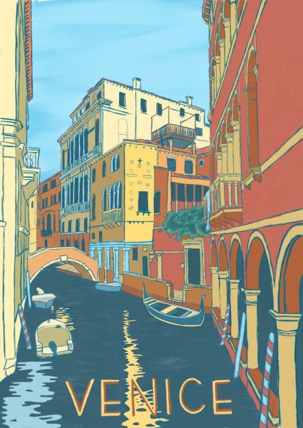 Италия Венеция арт