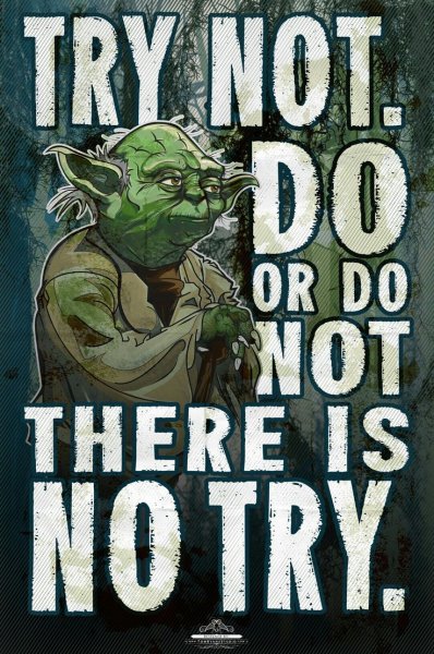 Постер бэби йода