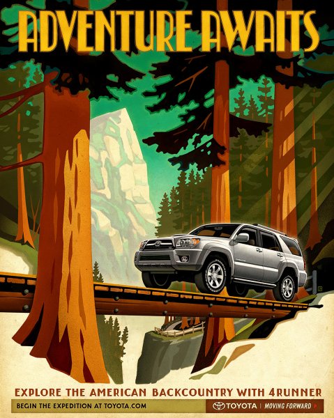 Тойота плакат