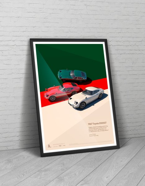 Плакат Постер Toyota