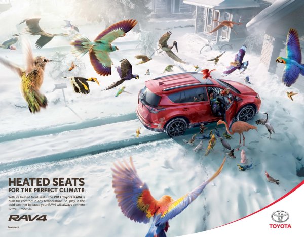 Рекламные плакаты Тойота