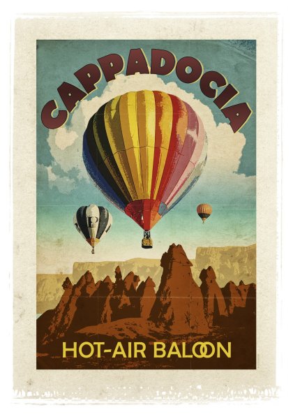 Турция винтажный Постер