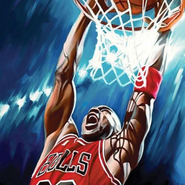 Баскетболист Джордан Майкл Постер