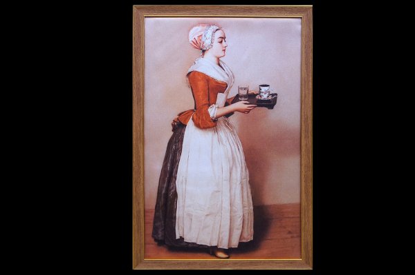 Шоколадница картина Постер