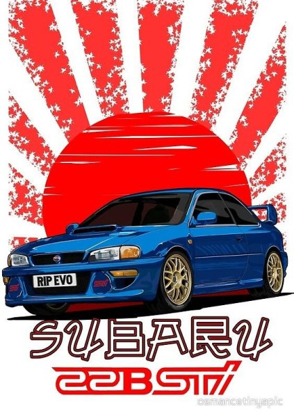 Постеры Субару Импреза