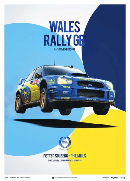 Настенный Постер Субару Импреза