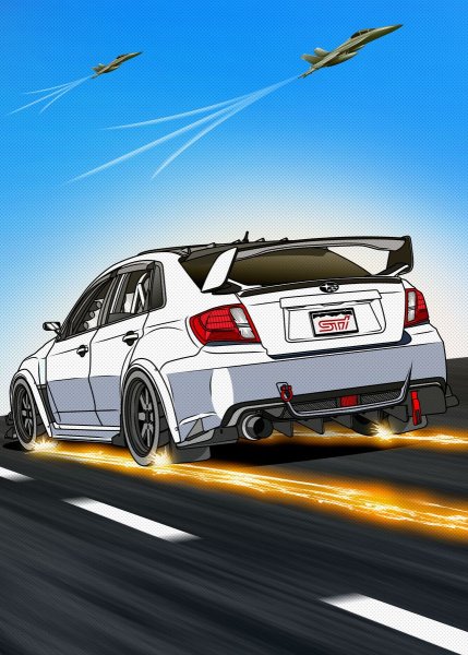 Постеры Субару Импреза