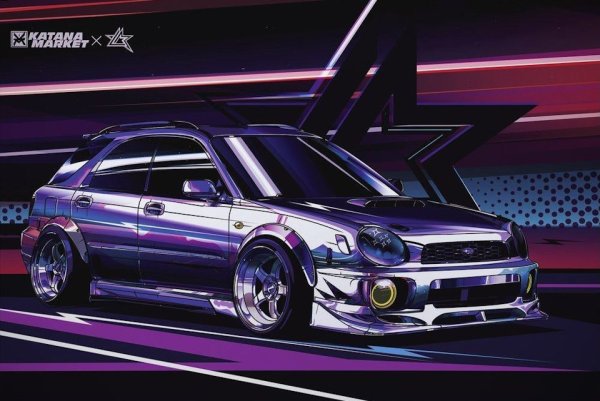 Рекламный плакат Subaru