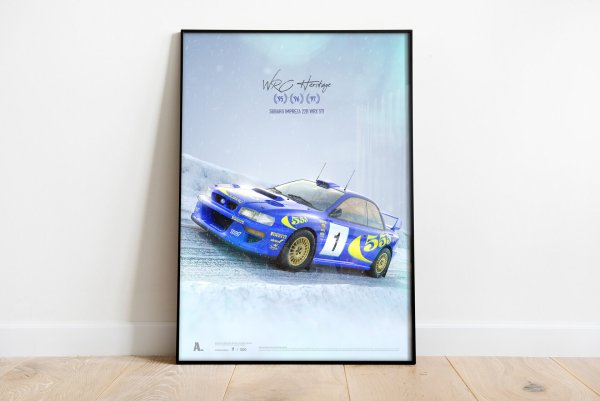 Модульная картина Субару