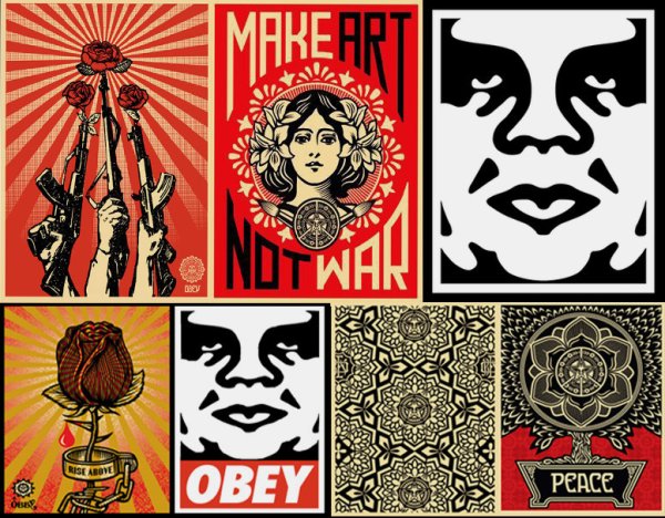 Плакаты Шепарда Фейри