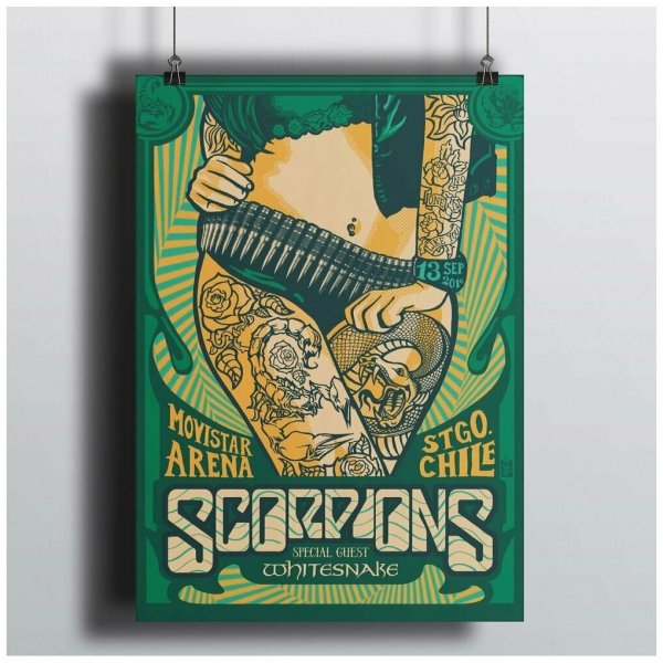 Постер Scorpions 90
