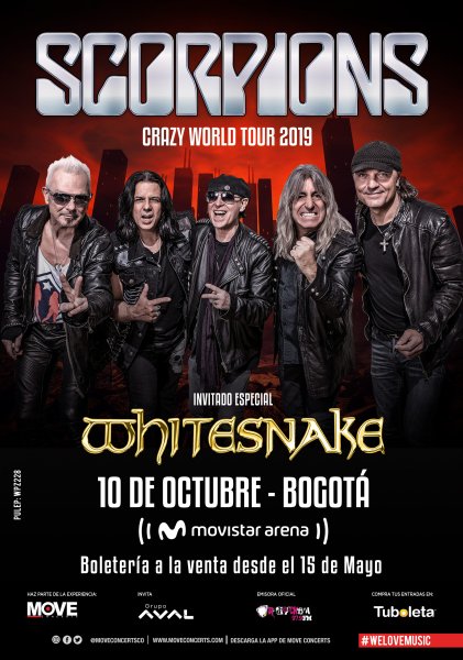 Скорпионс плакат