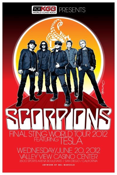 Скорпионс плакат