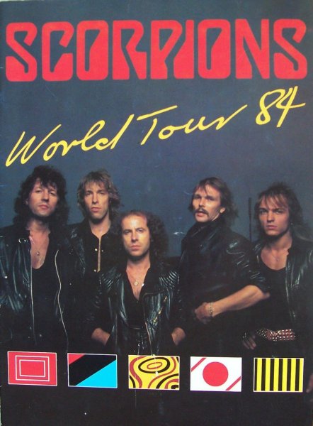 Группа Scorpions в молодости