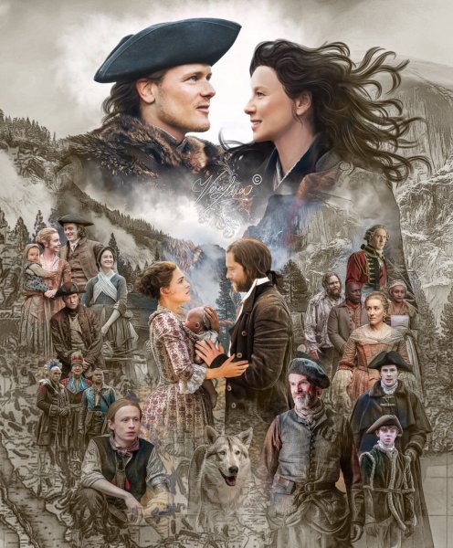 Чужестранка сериал Постер