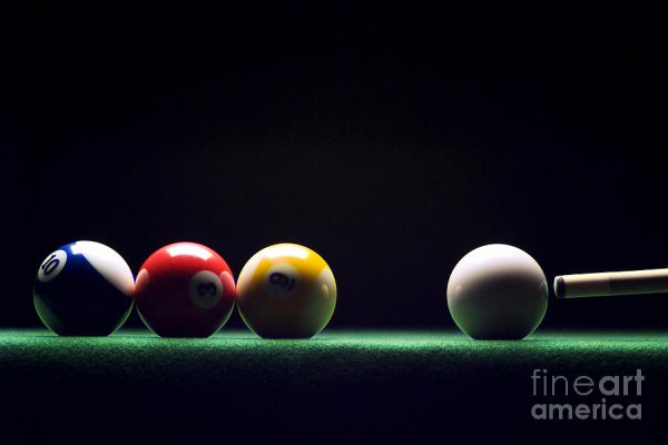 Картина бильярд