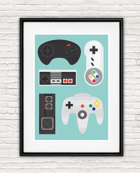 Видеоигры Постер на стене